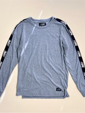 American Eagle Outfit AE Flex Long Sleeve Performance Shirt Gray XS streetwear
